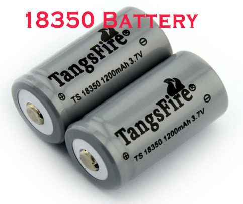 18350 Li-ion rechargeable battery